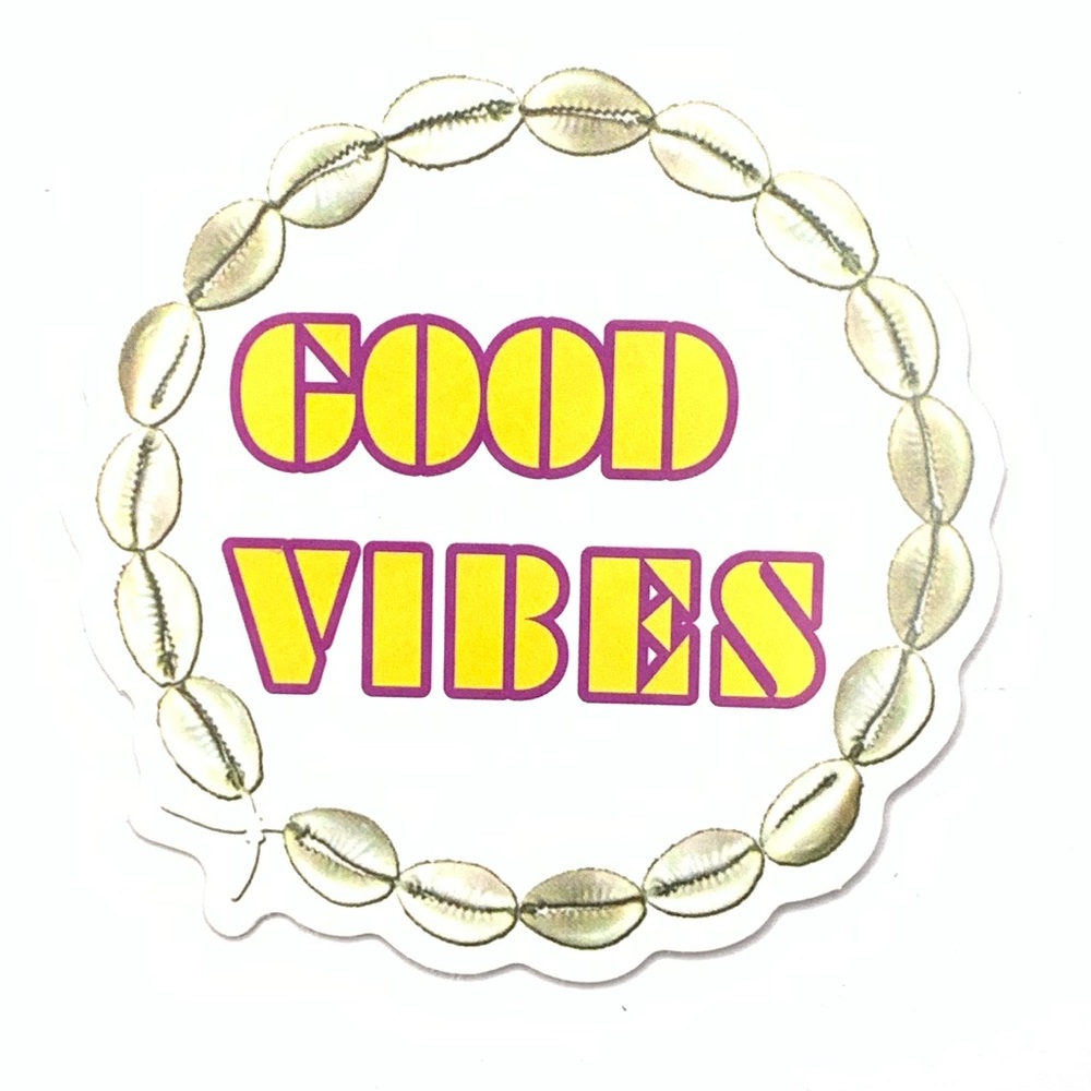 Good Vibes Vinyl Sticker